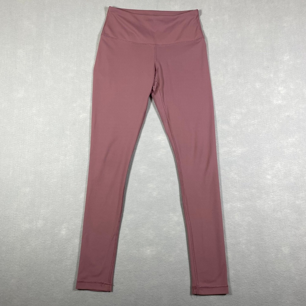 Yogalicious Lux Leggings Mauve Pink High Rise Full Length Womens Size S